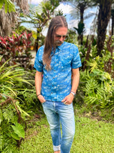 Load image into Gallery viewer, HANA MAUI Aloha Shirt - Teal