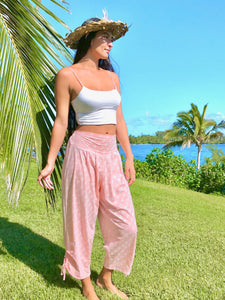 MOA Side-Tie Half Pants in Coral