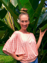 Load image into Gallery viewer, MOA RUFFLED WAIST TOP IN CORAL