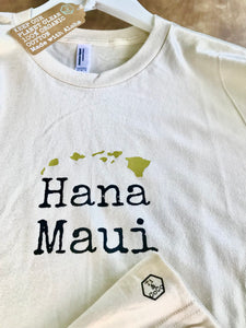 Organic Cotton Hana Maui Island Tee in Natural